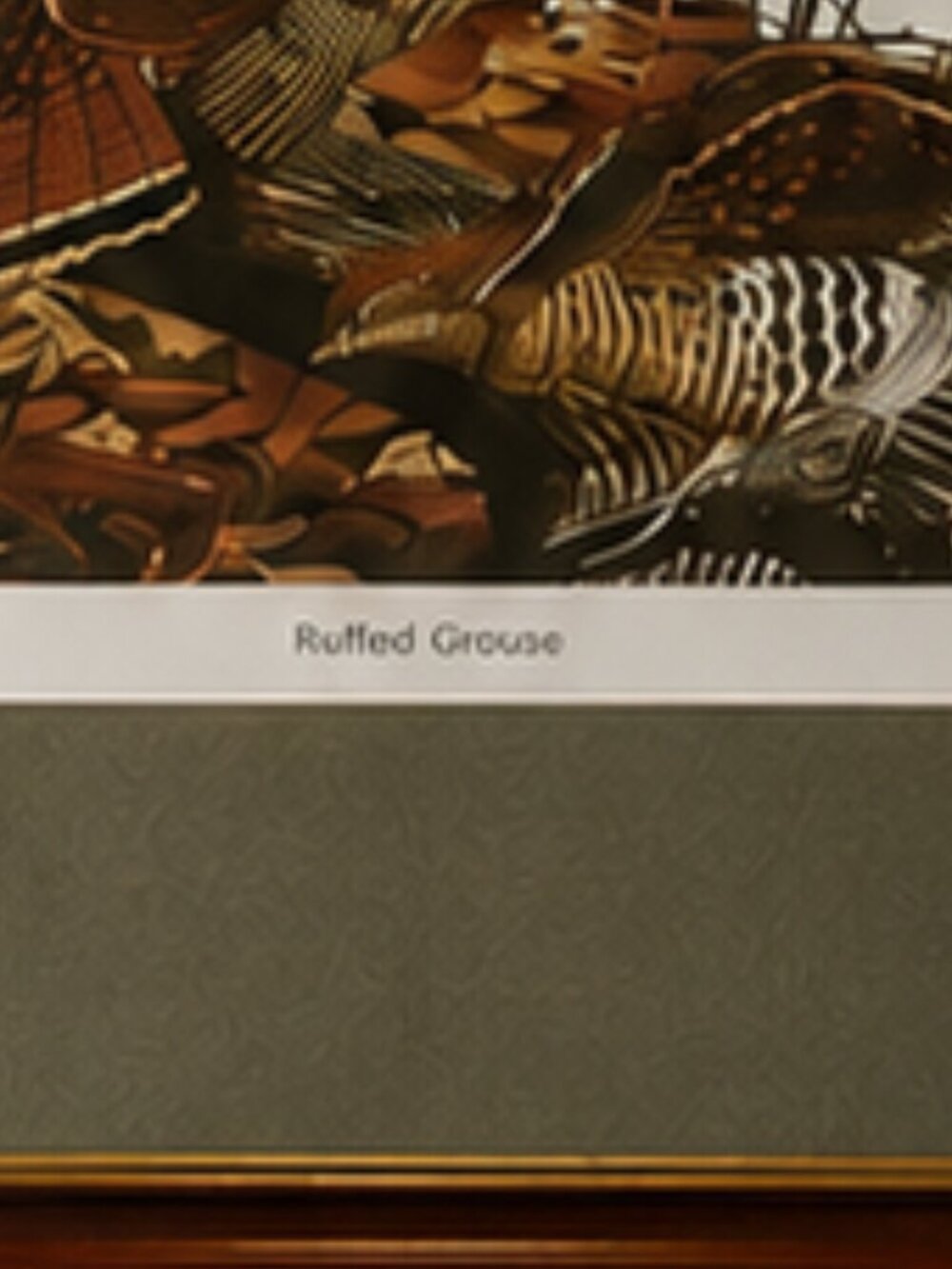 Vintage Ruffled Grouse Wildlife Artwork by WM Zimmerman Western Wall Print - Picture 9 of 10